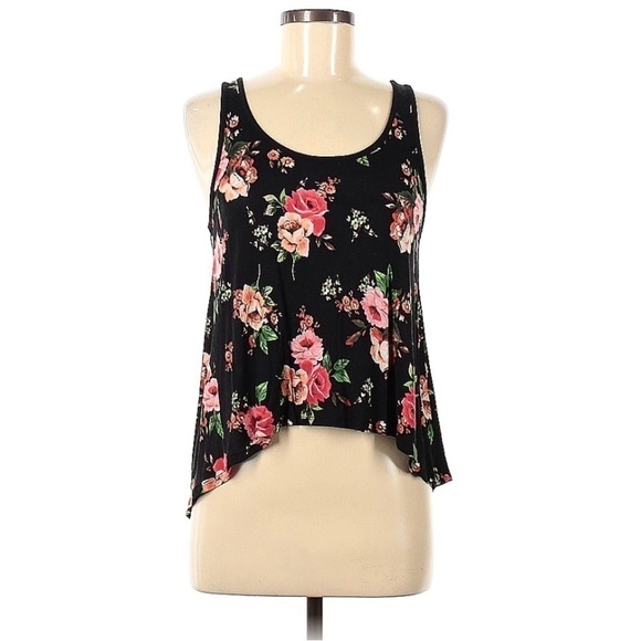 Ambiance Floral Open Back Crop Top | SIZE M - Picture 2 of 4